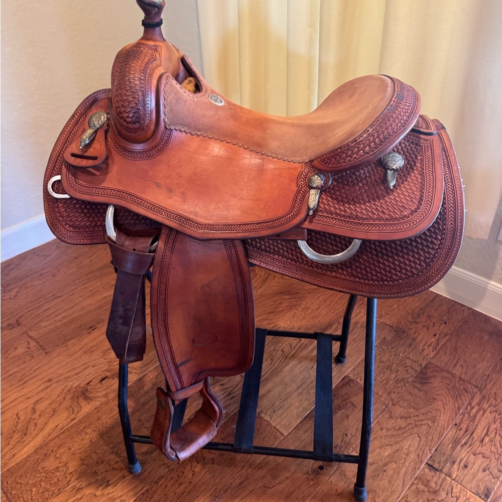 Billy Cook Western Leather Saddle 16.5”